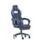 Flash Furniture Blue LeatherSoft Gaming Chair with Skater Wheels CH-00288-BL-RLB-GG - alternate 6